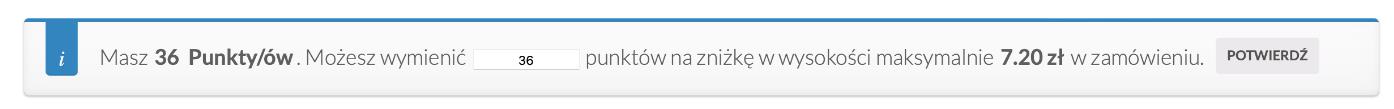 Panel punkty na rabaty
